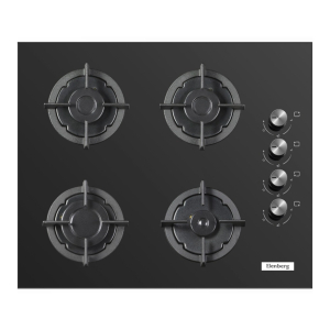 ჩასაშენებელი ქურის ზედაპირი ELENBERG EBG-6400YB BLACK